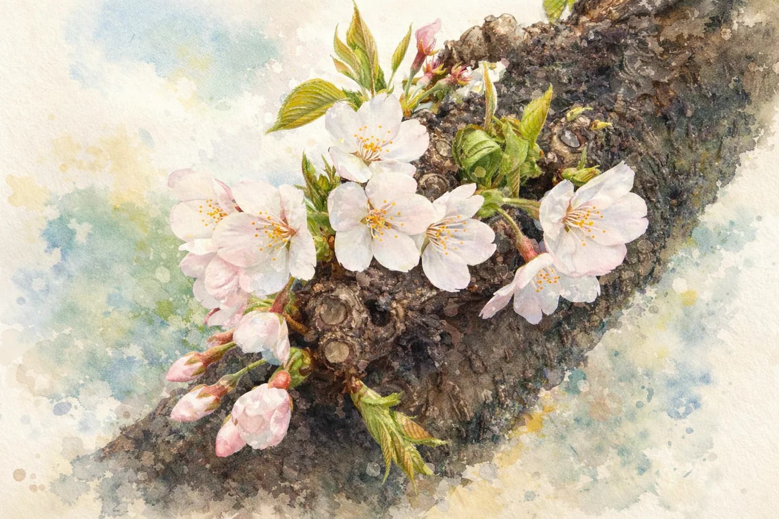 15|クリーニング屋の香りと桜の木