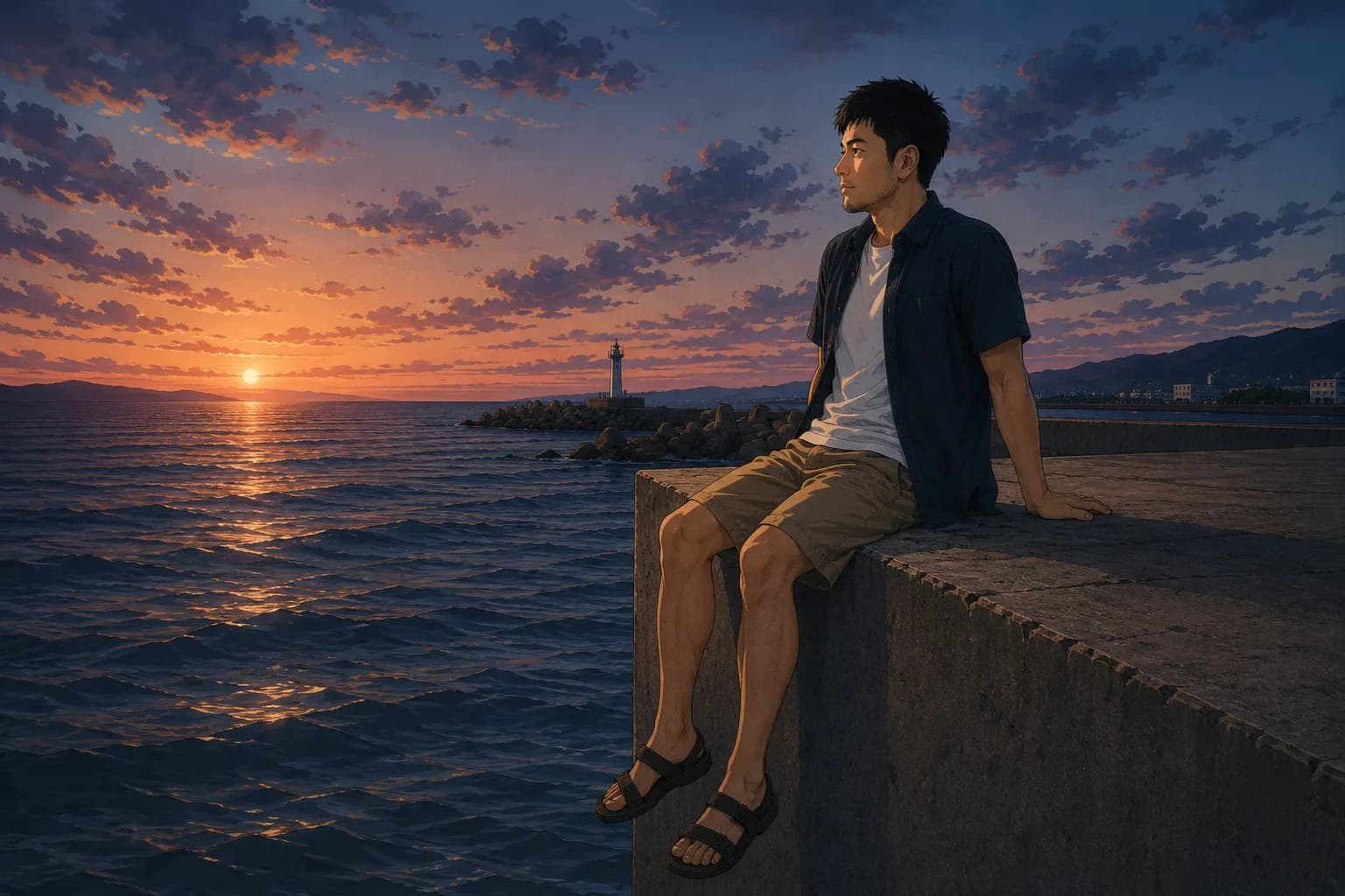 #50 水平線見えなければ今いる場所がわからない