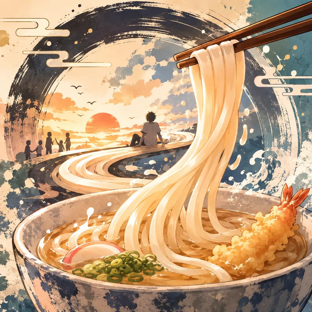 うどんのこしのような生き方を